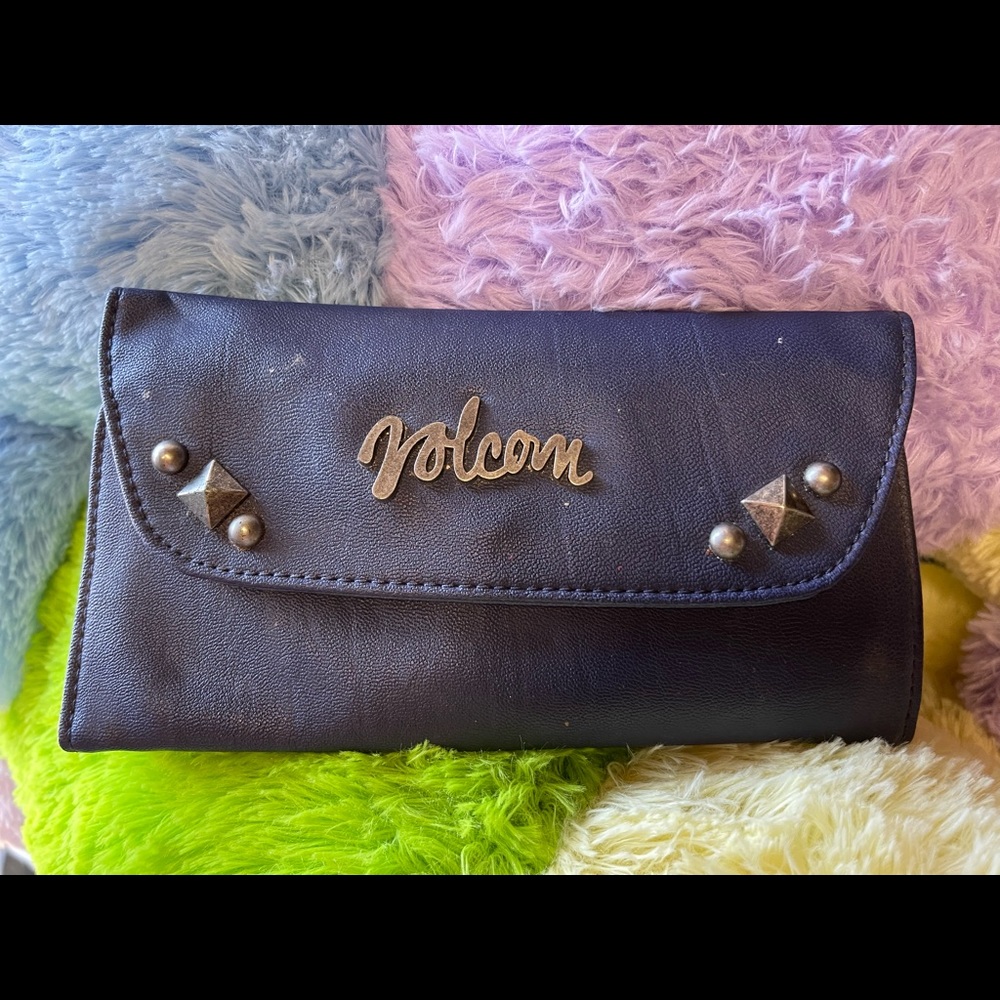 Volcom Blue womens wallet 2010s